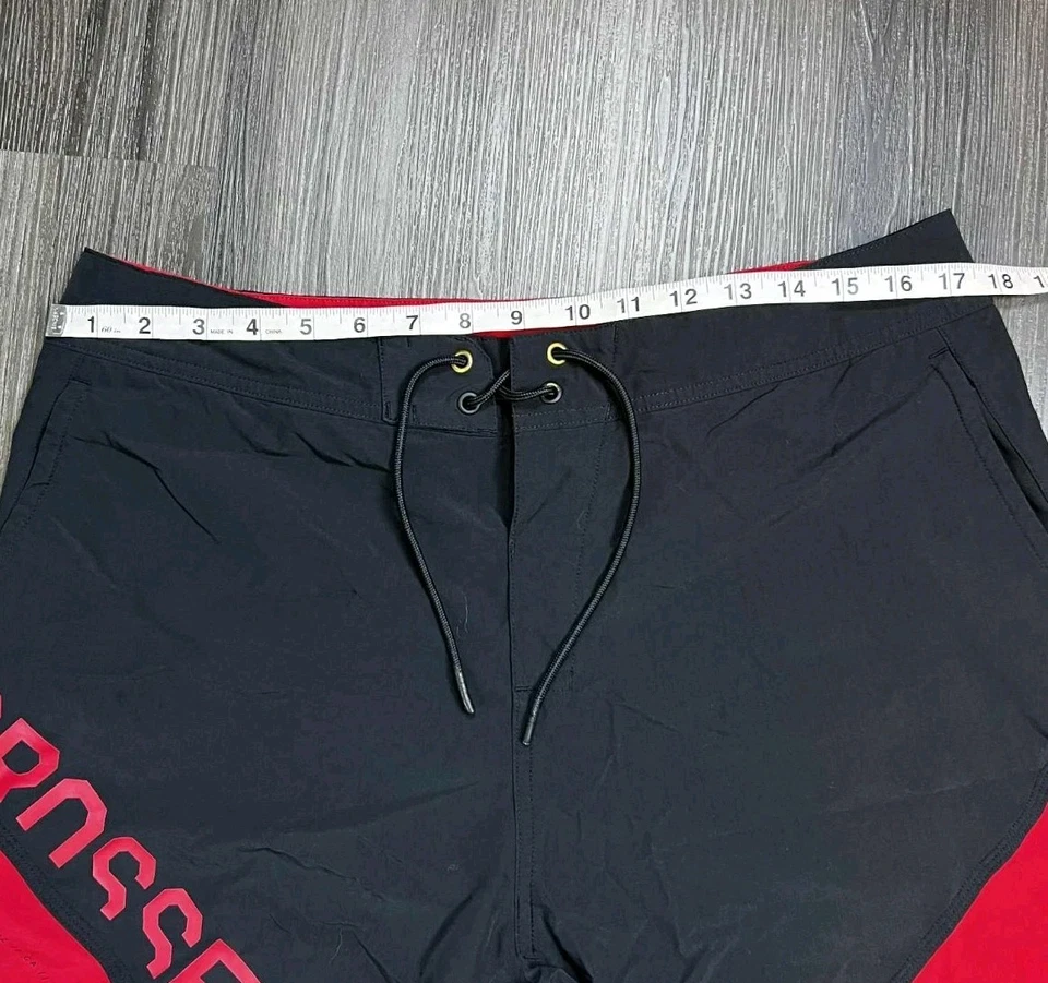 Pantalones Cortos de Tabla Reebok CrossFit Para Hombre 35 Negro Rojo Entrenamiento Gimnasio Entrenamiento Rendimiento Foto 4 de 4