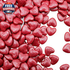 Sugar Free Cinnamon Heart Shaped Hard Candy RED 8 Ounce- Valentines Day Candy-96