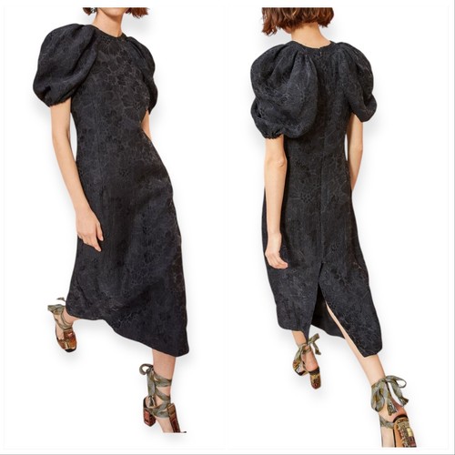 ULLA JOHNSON Amandine Dress, Noir, Size 00