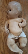 Vintage 1950' Sun Rubber Co. 11" Doll Drink Wet