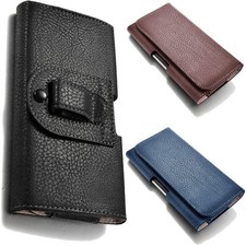 For Samsung Galaxy S25 Edge/Ultra/FE Leather Carry Horizontal Pouch Case Cover