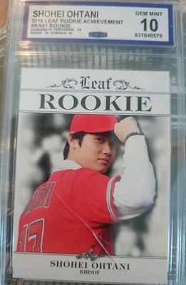 2018 Leaf Rookie II - Achievement Shohei Ohtani #RA-01 (RC) for