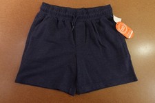 Wonder Nation Boys Medium 8 Husky Navy Blue Woven Weekend Shorts NWT