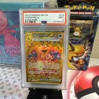 2023 Pokemon OBF En-Obsidian Flames Charizard EX Hyper Rare Card PSA 9 228/197