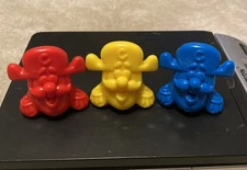 Gogo’s Crazy Bones - Cap’n Crunch (Yellow, Blue, Red) Complete Set Of 3 Original