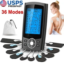 36 Modes Tens Unit Muscle Therapy Pain Relief Stimulator Machine Pulse Massager