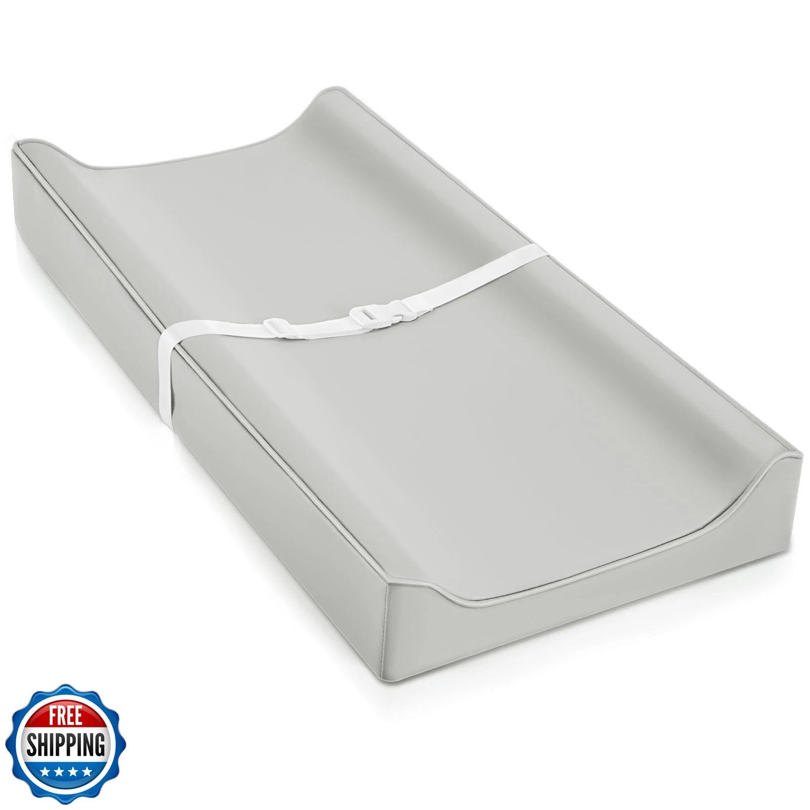 Vegan Leather Changing Pad Cover with Zipper - 31"X 16" - Waterproof Wipeable
Opens in a new window