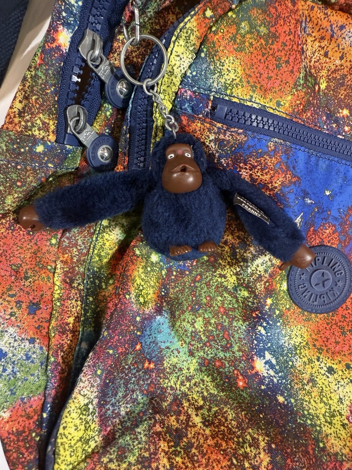 Kipling Seoul Go Large Backpack Wavepool Splash M… - image 3