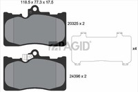 Bremsbelagsatz BremsklöTze FüR Lexus IS III GSE3_ AVE3_ _E3_ GS GRS19_