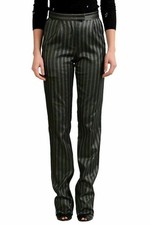 Just Cavalli Women's Striped Dress Pants US 4 IT 40