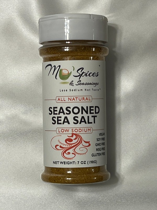 Mo' Spices and Seasonings Seasoned Sea Salt 7oz Low Sodium