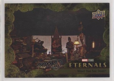 2023 Upper Deck Marvel Eternals Gold 4/99 Makkari What Has She Done? #34 17id