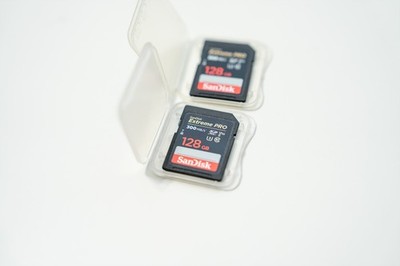 SanDisk Extreme PRO 128GB SDXC UHS-II Cards (300MB/s, V90) -2EA