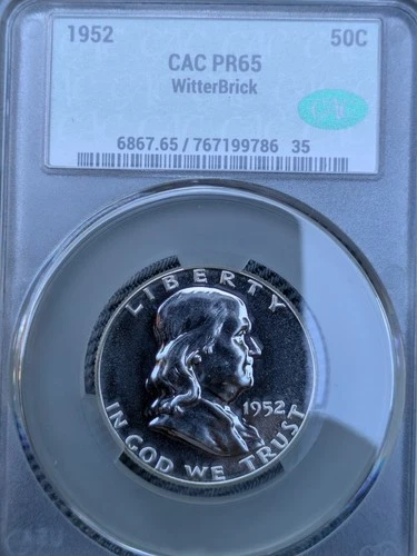1952-P Franklin Half Dollar Proof — photo from another recent sale