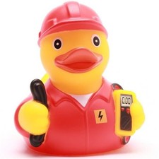Electrician Red Rubber Ducky Large Jeep Ducking FAST US Shipper