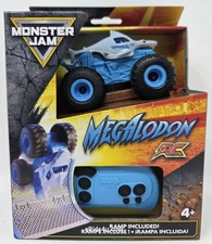 MONSTER JAM 🦈 MEGALODON RC Remote Control Truck 1:64 Truck + Ramp + Controller