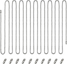 Ceiling Fan Pull Chain Extender, 12Feet 3mm Diameter Beaded Ball Fan Light Exten