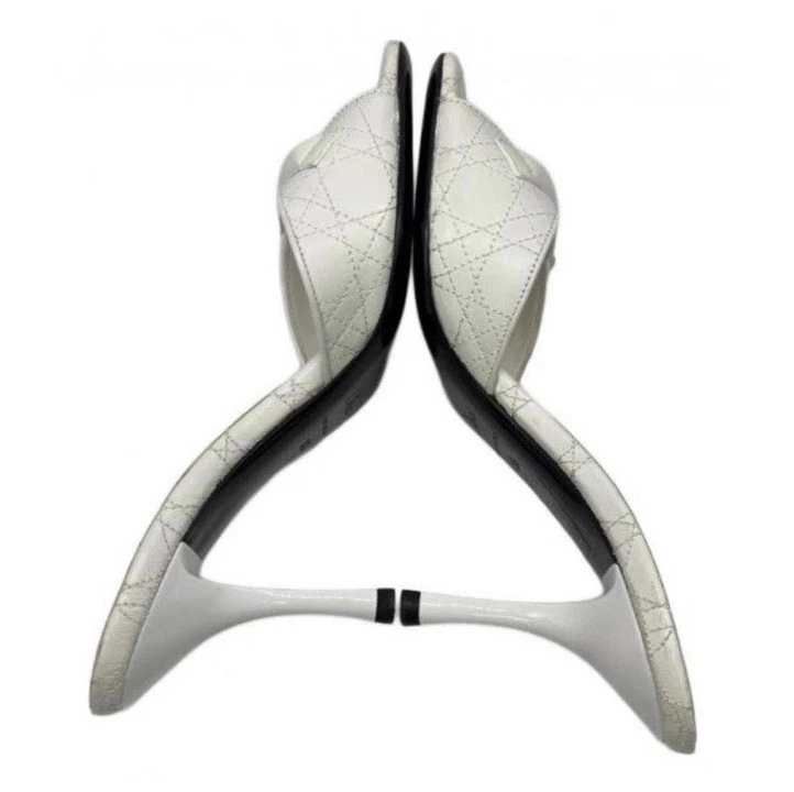 Винтажный замок 2000-х John Galliano Dior Mules размер 36 - Изображение 3 из 4