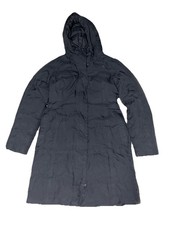 THE NORTH FACE PARKA Black GOOSE DOWN Quilted Puffer Coat Women  s SZ S Hooded