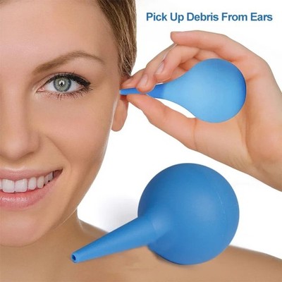 1Pc Ear Wax Removal Irrigation Cleaning Kit Ear Syringe Bulb Air Blower Pump Dus