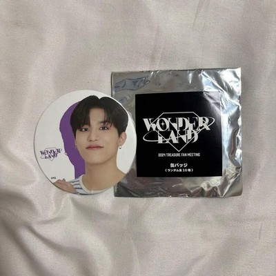TREASURE Jeongwoo PIN BADGE  KPop, Metal, Opened, May Have Scratches,