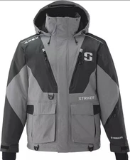 Striker ICE Sureflote Waterproof Apex Fishing Jacket Smoke Small 