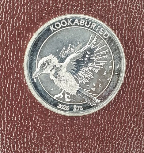 2026 $75 .999 Fine Silver Kookaburied Zombucks World Series Apocalypse Currency