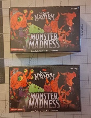 Dungeon Mayhem D&D Card Game Monster Madness Family Fun Battle Game +?