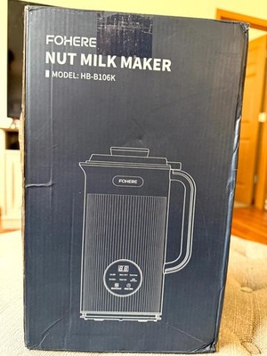 FOHERE Nut Milk Maker Machine, 6 in 1 35oz Soy Milk Maker for Homemade Almond