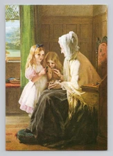 GEORGE BERNARD O'NEILL ; GRAN'S TREASURES Medici Society Postcard Art Print