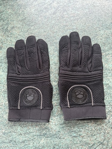 HARLEY DAVIDSON MEN’S XL SUMMER RIDING GLOVES WITH WILLY G SKULL MOTIF
