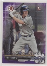 2017 Bowman Draft Purple 241/250 Tristen Lutz #BD-164 0w7