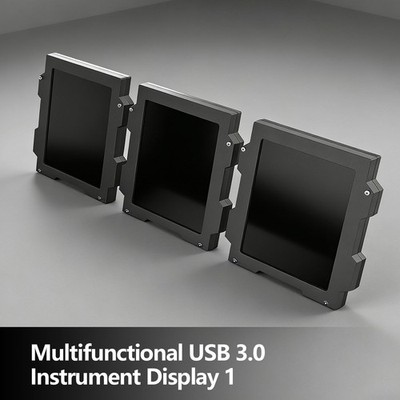 D1 Multifunctional USB3.0 Instrument Display Unit w/ 1024x768 HD 6.4'' IPS Screen