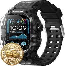 amBand Bands Case Screen Protector Compatible with Apple Watch Ultra 3/2/1 49mm