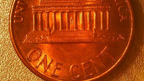 1991 D Lincoln penny with error die crack - Picture 5 of 7