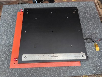 RAISE3D Pro2 Build Plate W/ Silicone Heating Mat. Tested and Working