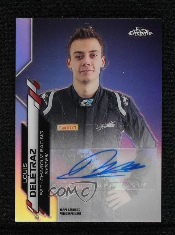 2020 Topps Chrome Formula 1 Auto 283/371 Louis Deletraz #F1A-LD Auto 7ez