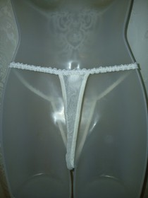 Vintage Fredericks Of Hollywood White Lace Pearl Sequins Burlesque Teddy L/XL 