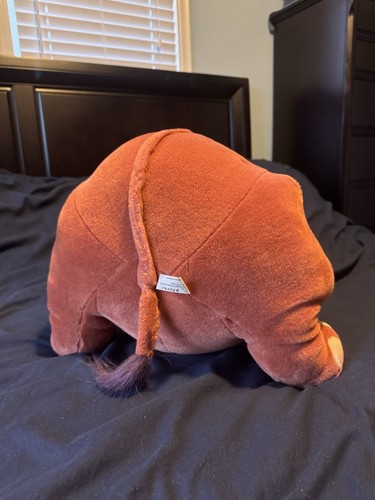 Vintage Disney Tarzan Tantor Elephant Mattel 1999 26" Jumbo Plush Brown Pink Tag - Picture 4 of 8