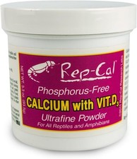 Rep-Cal SRP00200 Phosphorous-Free Calcium Ultrafine Powder 3.3-Ounce, white