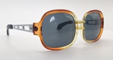Vintage Brown Oval Oversized Sunglasses Frames