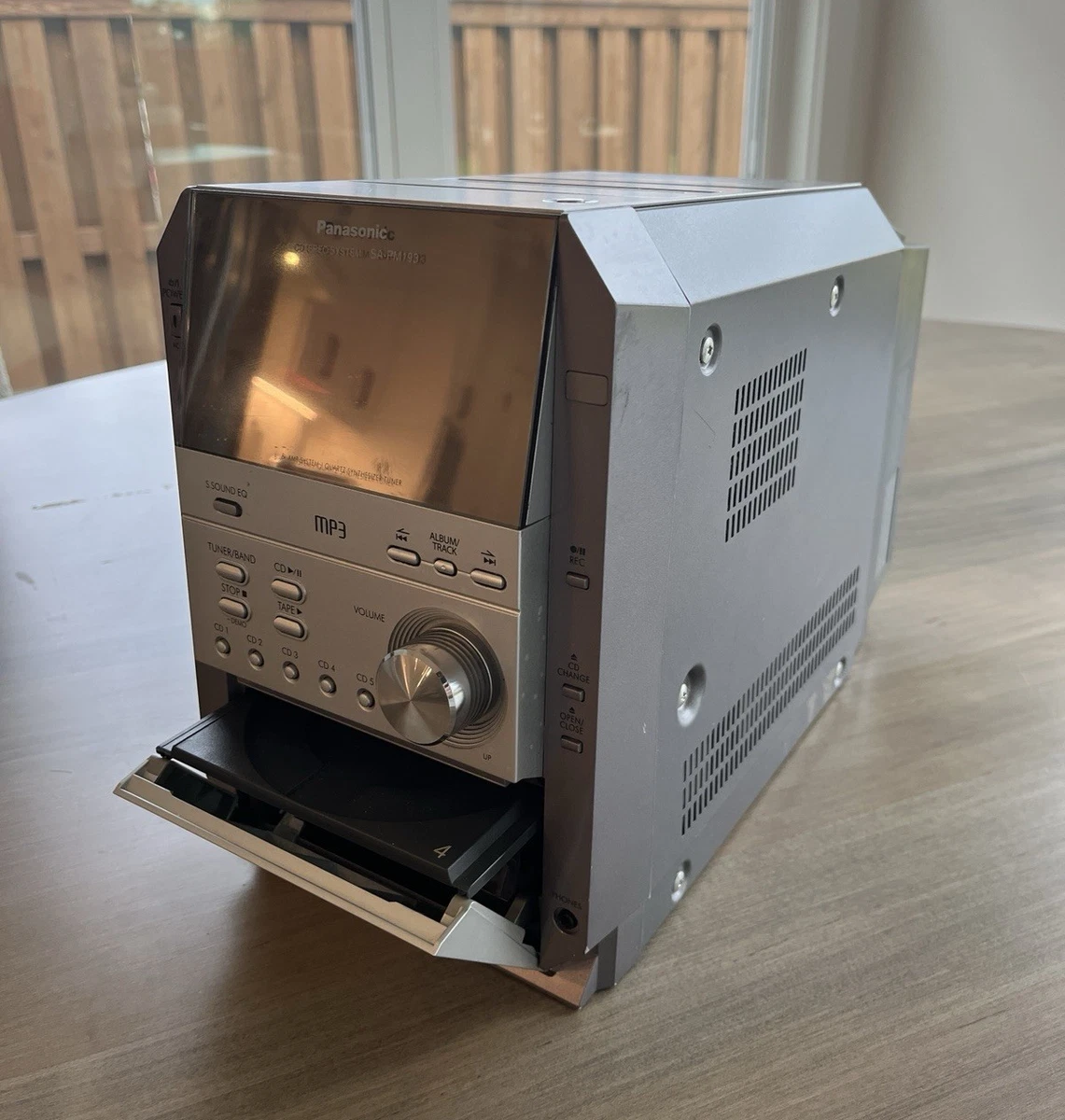 Panasonic AM/FM Home Audio MP3 Playable Media Format Compact