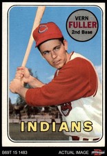 1969 Topps #291 Vern Fuller Indians 5 - EX