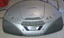 Sony CFD-S250 Portable AM/FM Radio Boombox CD Player/Cassette Recorder W/Cord