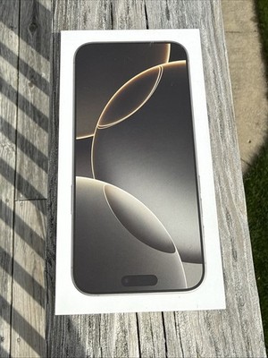 Apple iPhone 16 Pro Max 256GB Natural Titanium Edition - Original EMPTY BOX ONLY
