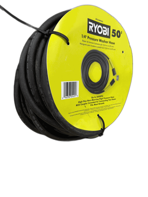 #ad RYOBI 1 4 in. x 50 ft. 3600 PSI Flexible Pressure Washer Hose $34.99