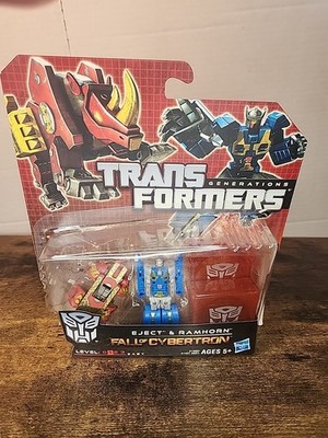 EJECT & RAMHORN Transformers Generations Fall of Cybertron 2012 Series 1 See Des