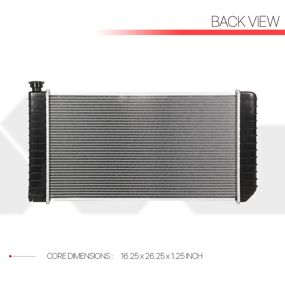 Radiador de núcleo de aluminio repuesto OE para 88-94 S10 Blazer/Pickup S15 Jimmy 4.3 Foto 3 de 4