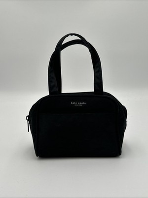 Vintage 90s Kate Spade Nylon Black One Size Mini Bag Made in 