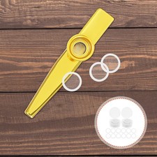 60pcs Professional Kazoo Flute Diaphragms Replacements PE Kazoo Flute Parts